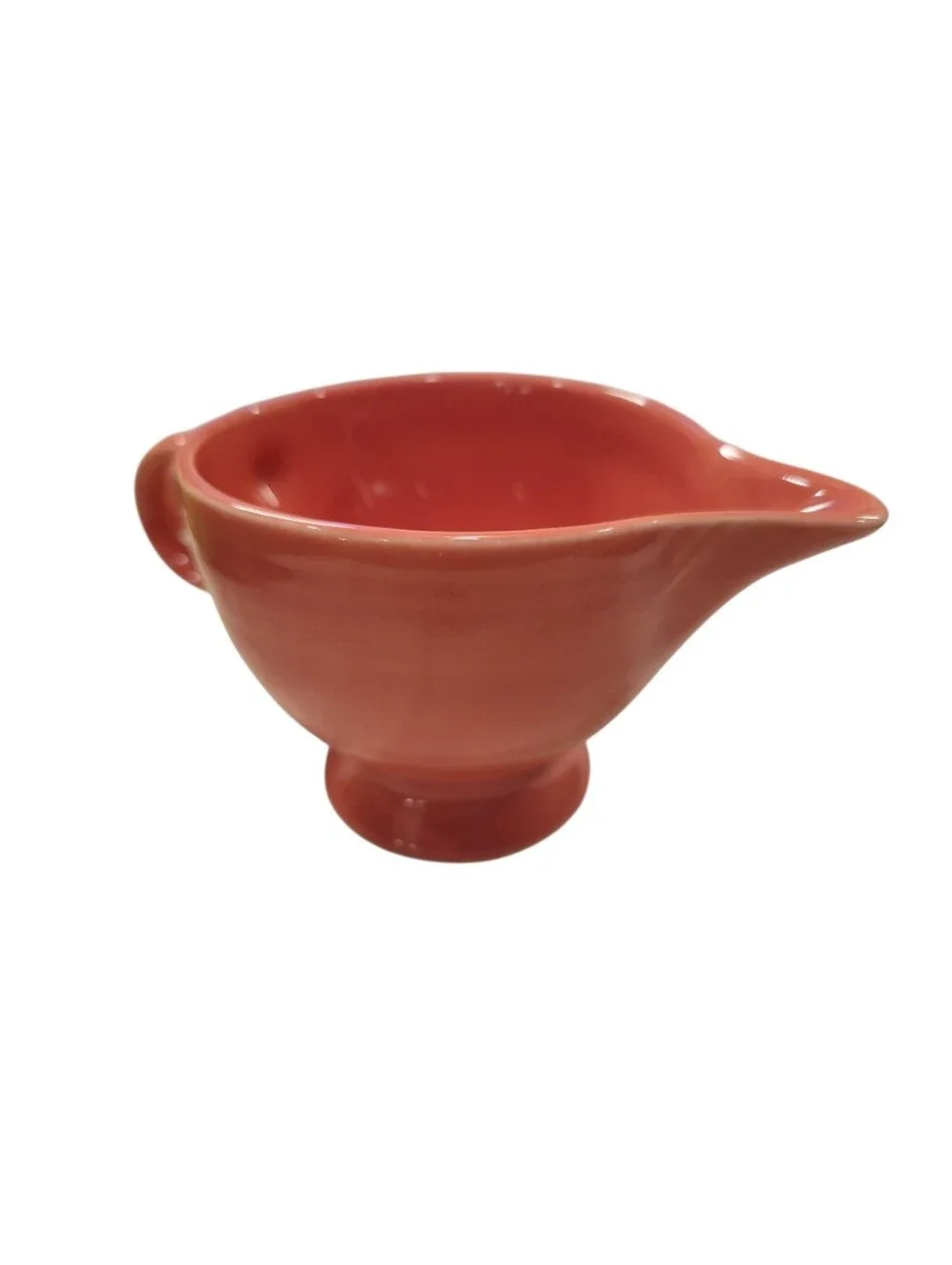 Fiesta® Ware Flamingo Individual Creamer | Retired Color | Homer Laughlin